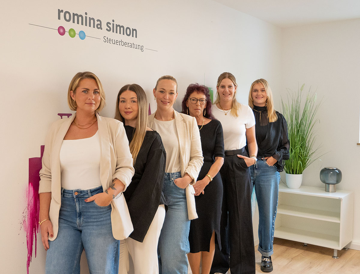 Team der Steuerberatung Romina Simon